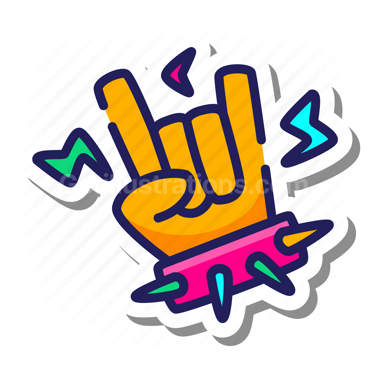 Hand Gestures illustration preview image